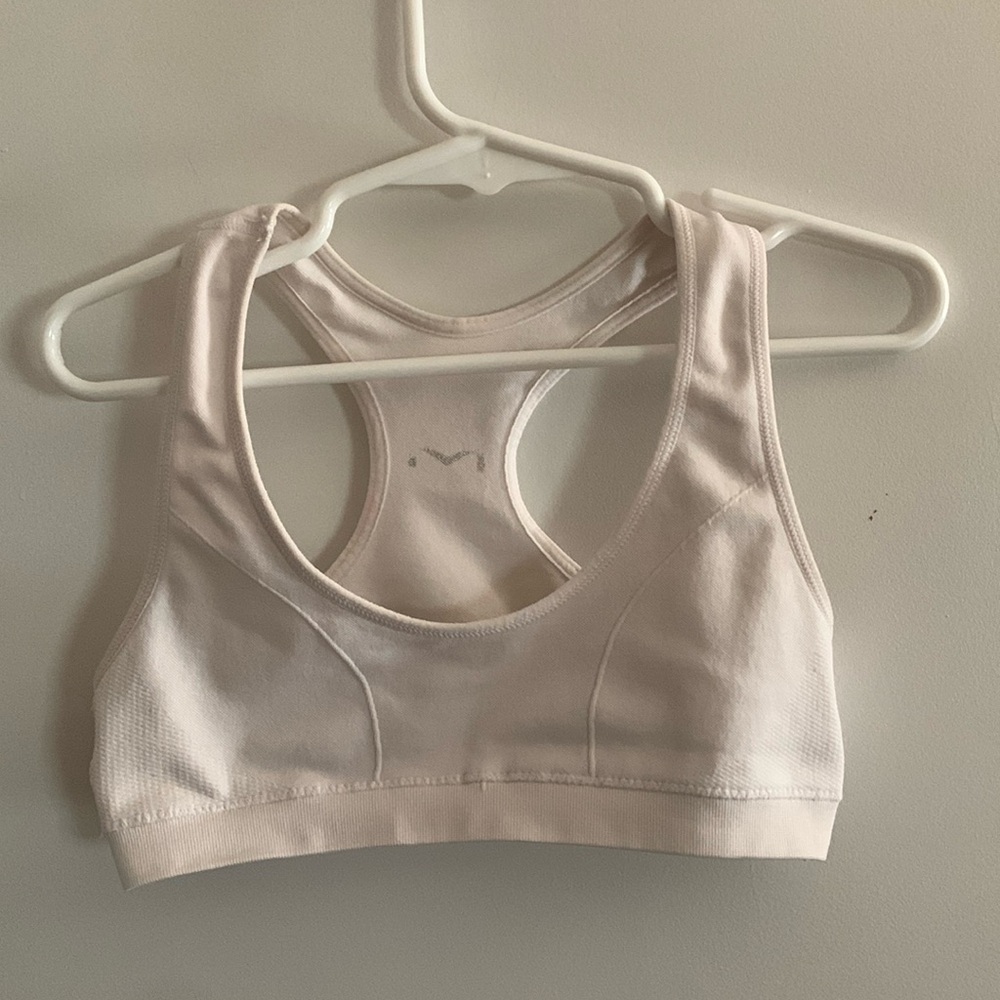 Maidenform Sports Bra Kids White